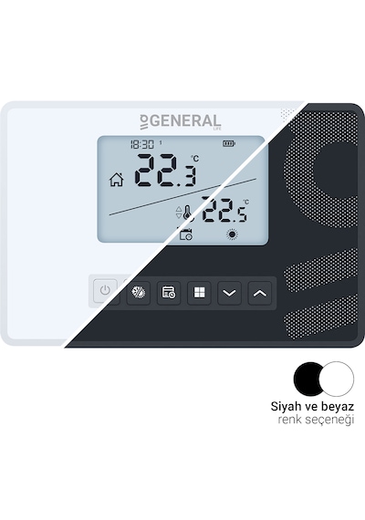 General Mitra Ht300s Rf Haftalık Programlı Kablosuz Oda Termostat