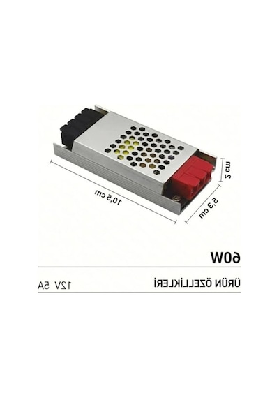 12v Ultra Slim Led Trafosu, İnce Tasarım Ve Metal Kasa