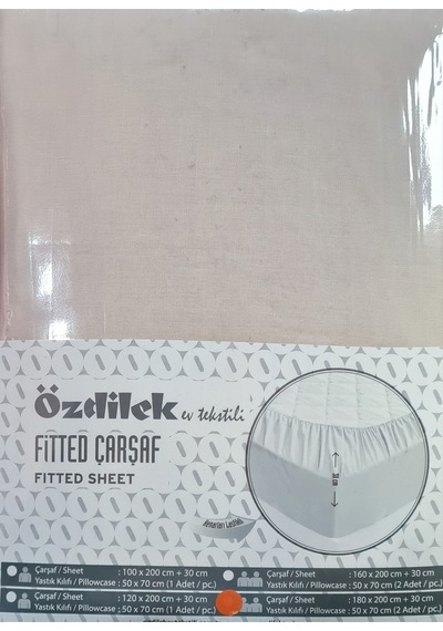 Özdilek Fıtted Yastıklı Çarşaf 160x200+30 S.kahve Çok Renkli