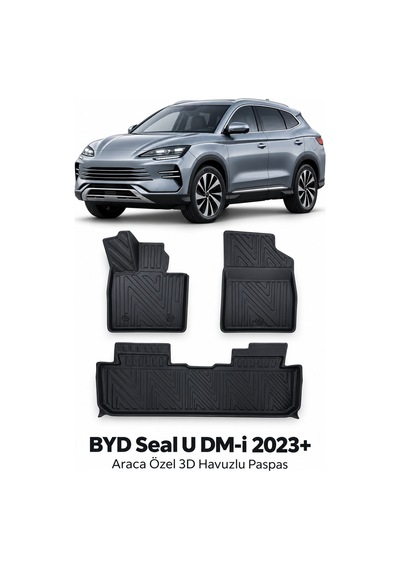 Byd Seal U Dm-i 2024 Karbon Desenli Premium 3d Havuzlu Oto Paspas