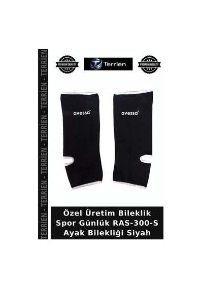 Özel Üretim Bileklik Spor Günlük Ras-300-s Ayak Bilekliği Siyah