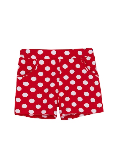 Lovetti Kırmızı Kız Çocuk Polka-Dot Desen Cepli Şort 8758K014 Kırmızı