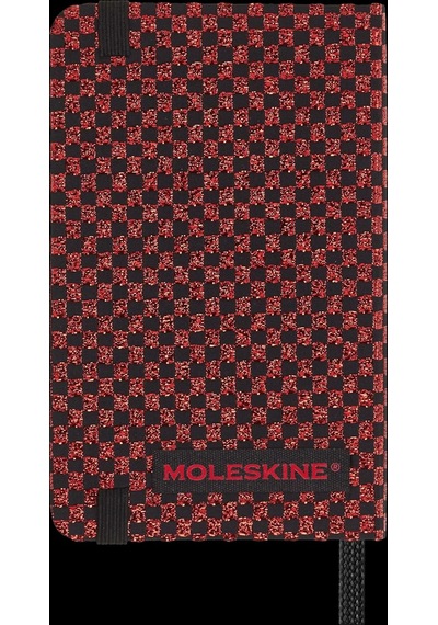 Moleskine Limited Edition Holiday Shine Defter Hediye Kutulu, Sert Kapak, Xs 6.5cmx10.5 Cm ,düz Metalik Kırmızı 160 Çok Renkli