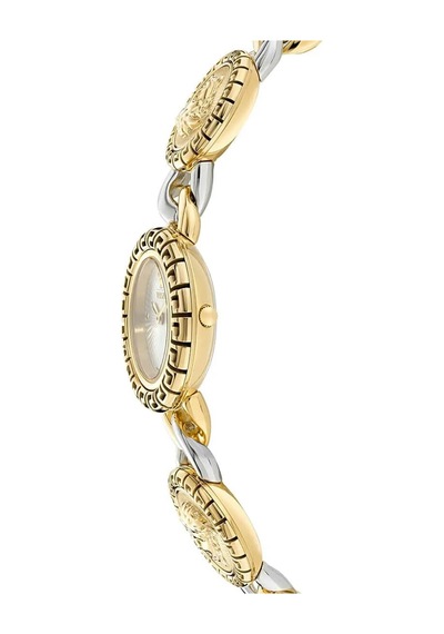 Versace Greca Stud Icon 28 Mm Quartz Saat Vrscve0q00325 Gri