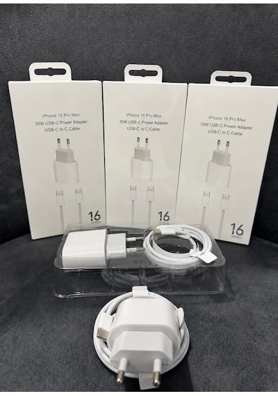 iPhone Uyumlu 16 Pro Max Şarj Aleti 35w Type C Girişli 1