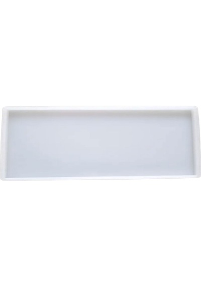 Epoksi Silikon Kalıp Tepsi Kalıbı Yerli Dikdörtgen 14.5x38 Cm