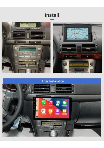 Toyota Avensıs 2002-2008 Multimedya Navigasyon Usb Kamera Carplayer 6 Ram