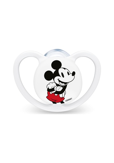 Pm Air 2'li Emzik, 0-6 Ay, Mickey, Beyaz/gri