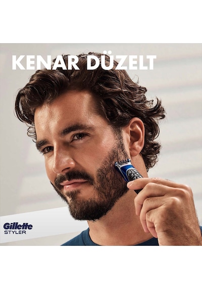 Gillette Fusion Proglide Styler 4'ü 1 Arada Tıraş Makinesi (Tıraş Bıçağı, Kenar Düzeltici, Sakal Şekillendirici ve Vücut)