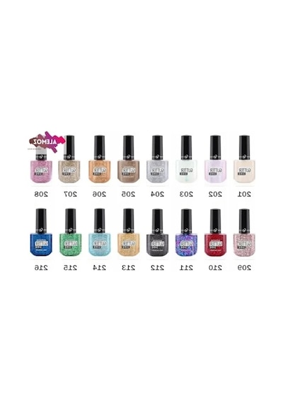 Uzun Ömürlü Glitter Shine Oje, No: 202