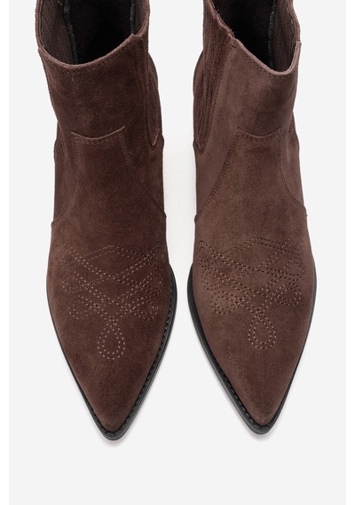 Luvishoes Julıeta Kahverengi Süet Hakiki Deri Kadın Western Bot Kahverengi Luvishoes Julıeta Kahverengi Süet Hakiki Deri Kadın Western Bot Kahverengi