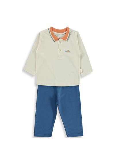 Bebbek Polo Pike Polo Yaka 2-5 Yaş Takım - Lacivert