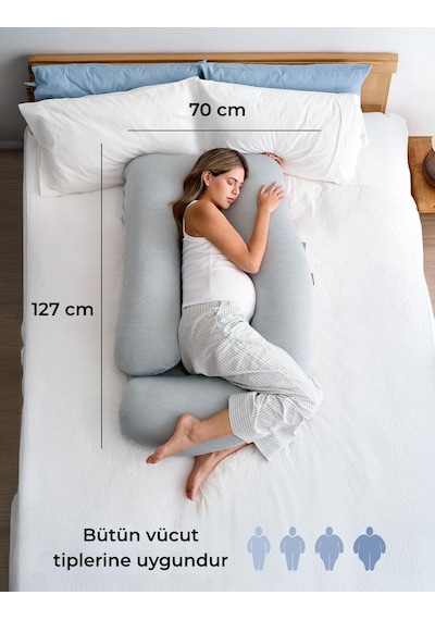 Momcozy Hamile Yastığı Soğutucu Kumaşlı
