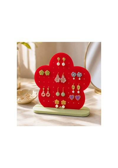 Çiçek Küpe Peg Board Aksesuarı