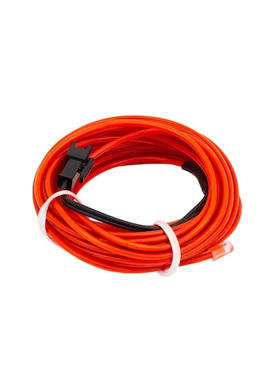 Powermaster Pm-6076 5 Metre 5 Volt Usb Adaptörlü Neon Kırmızı İp Aydınlatma