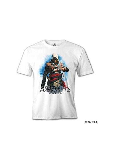 Assassin'S Creed Beyaz Erkek Tshirt