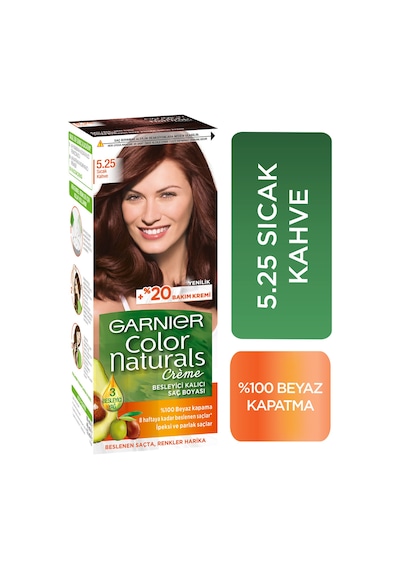 GARNİER COLOR NATURALS SAÇ BOYASI 5.25 SICAK KAHVE