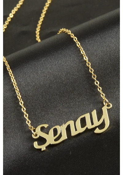 Şenay İsimli Kolye -sarı N701 altın