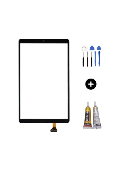 Samsung Galaxy Tab A3 Xl Sm-t510 Uyumlu A Kalite Dokunmatik Siyah + Montaj Seti