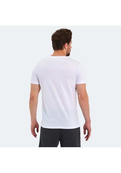Slazenger SANDER KTN 3 lü Set Erkek  Beyaz - Lacivert - Haki Tişört