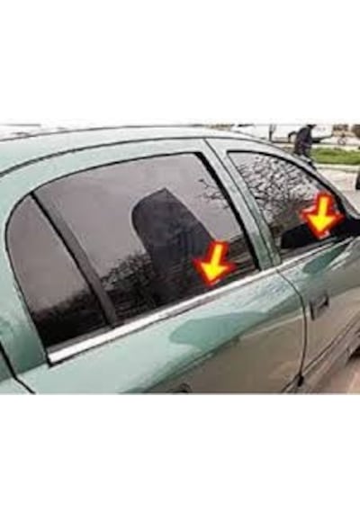 Opel Astra H Sedan Krom Cam Çıtası 4 Parça 2004-2009 Paslanmaz