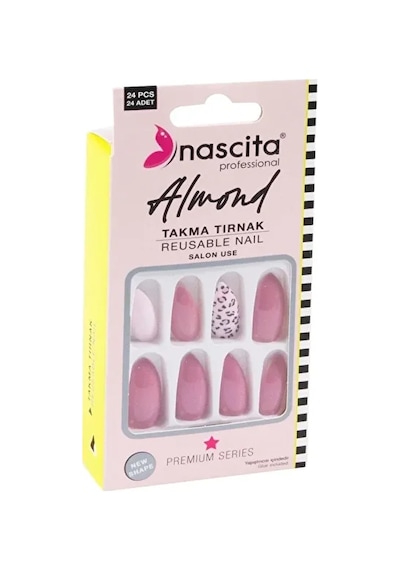 Nascita 24'lü Almond Renkli Takma Tırnak - 149