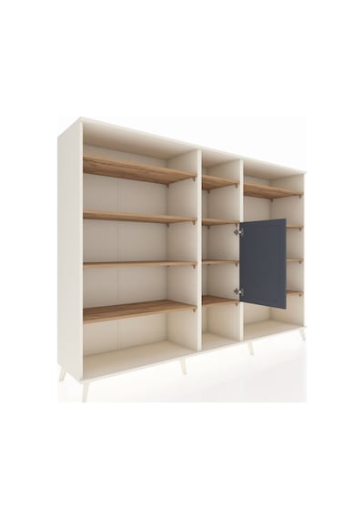 Hyperion Dolap 12 Raflı Tek Kapaklı 220x44x163 Aytaşı-antrasit/çam Antrasıt/atlas Çam - Aytası Hyperion Dolap 12 Raflı Tek Kapaklı 220x44x163 Aytaşı-antrasit/çam Antrasıt/atlas Çam - Aytası