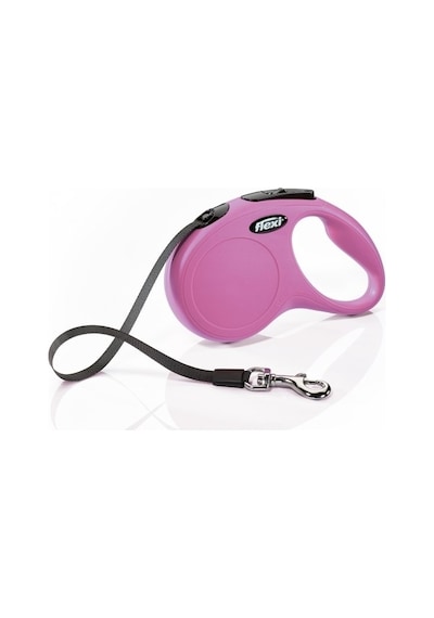 Flexi New Classic S 5m Şerit Pembe