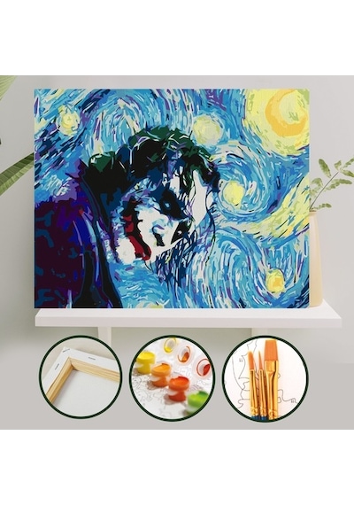 Sayılarla Boyama Tuval Seti 40X50 Cm - Joker