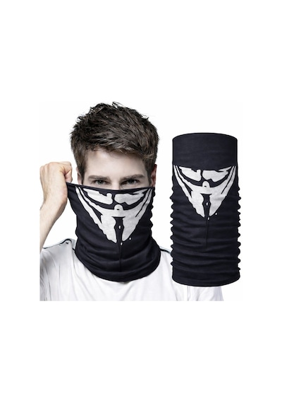 Vendetta Maskesi Desenli Baf Bandana Çok Amaçlı Yüz Boyunluk Bandana 4 No - Zmff-731095 Renkli