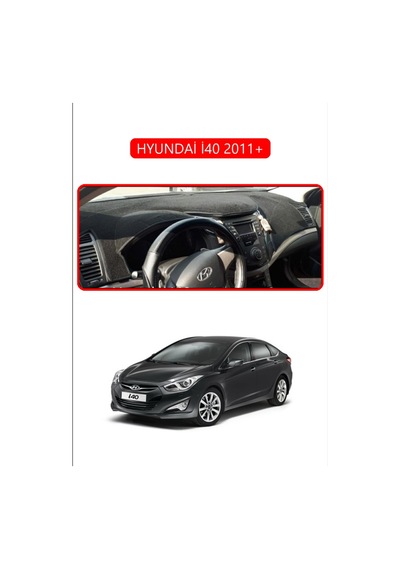 Hyundai İ40 2011+ İ30 Torpido Koruma Halısı Kırmızı Kenar
