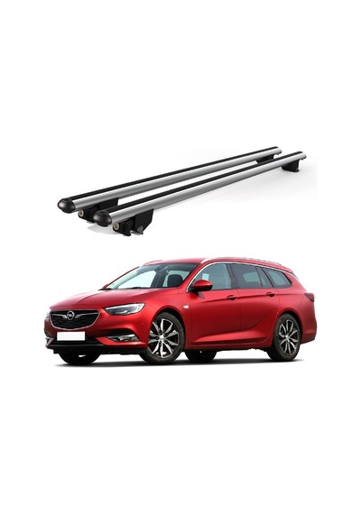 Kanca Opel İnsignia 2009-2017 Uyumlu Gri Kilitli Ara Atkı 120cm Port Bagaj Tavan Barı