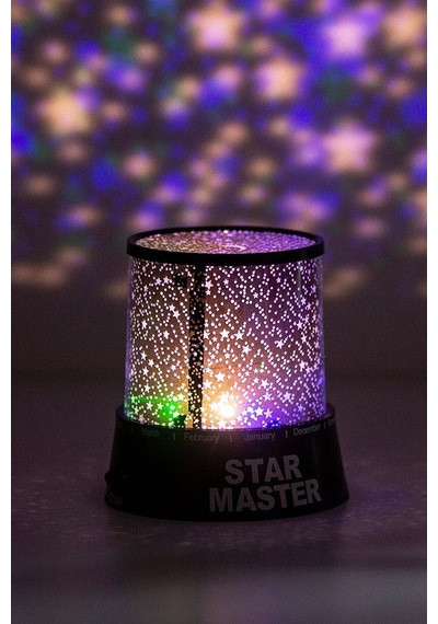 Markafox Star Master Yıldız Yansıtmalı Gece Lambası Projeksiyon Bebek Odası Lamba Dekoratif Çok Renkli