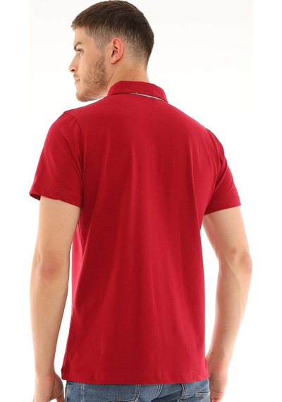 T8582 Dewberry Erkek T-shırt-bordo Bordo