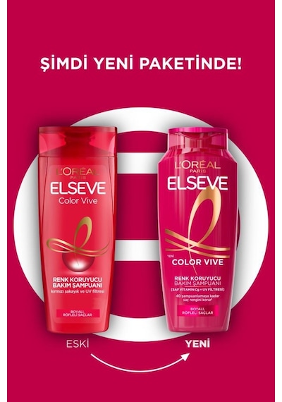L'Oréal Paris Elseve Color Vive Renk Koruyucu Bakım Şampuanı 3 x 300 ML