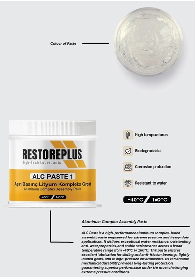 Restoreplus Alc Paste 1 Alüminyum Kompleks Montaj Pastası 500 G