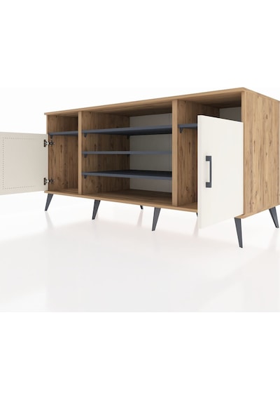 Kronos Konsol 5 Raflı 2 Kapaklı 176x59x83 Çam-aytaşı/antrasit Aytaşı/antrasit Kronos Konsol 5 Raflı 2 Kapaklı 176x59x83 Çam-aytaşı/antrasit Aytaşı/antrasit