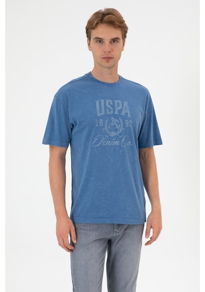 U.s. Polo Assn. Erkek İndigo Tişört 50300228-vr028 Indigo