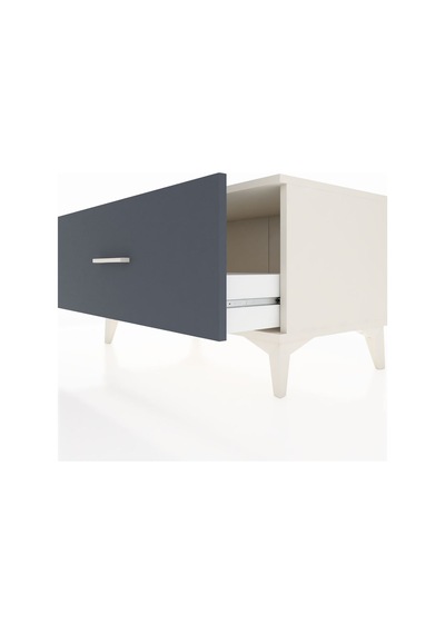 Hyperion Şifonyer Tek Çekmeceli 88x44x48 Aytaşı-antrasit Aytaşı
