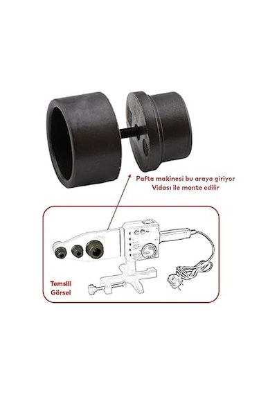 Pprc 20 Mm Kaynak Makinesi Paftası - Boru Kaynak Paftası 20 Mm