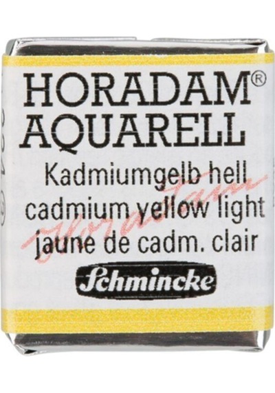 Schmincke : Horadam Aquarell Artist Sulu Boya : Yarım Tablet : Seri 3 224 Cadmium Yellow Light
