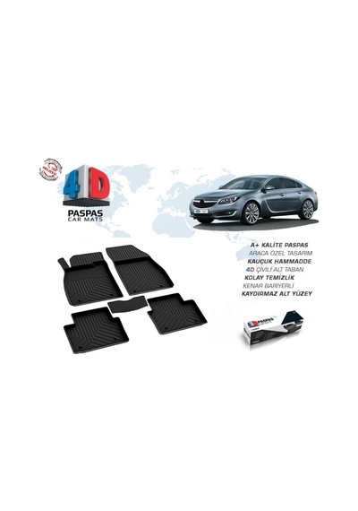 Opel Insıgnıa 2008-2016 4D Siyah Paspas