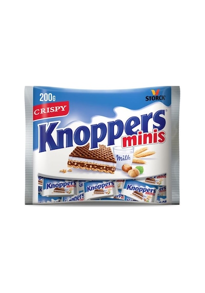 Knoppers Minis Sütlü Fındıklı Gofret 200 G