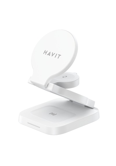 Havit W3038 Katlanabilir Kablosuz Şarj Cihazı 15w - Beyaz