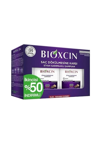Bioxcin Siyah Sarımsak Şampuanı 2 x 300 ML