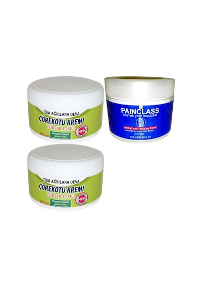 Çörek Otu Xl Boy Krem 2x200 Ml+painclass Kuyruk Yağı Kremi 100 Ml
