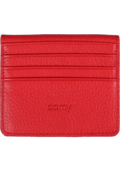 Damy Hakiki Deri Unisex Kartlık 512mg - Kırmızı