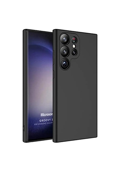 Ultra Için Kılıf Groovy Soft Siyah S23 Ultra İle Uyumlu Kılıf - Siyah Diğer
