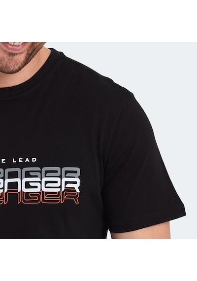 Slazenger PALLU I Erkek  Siyah Tişört
