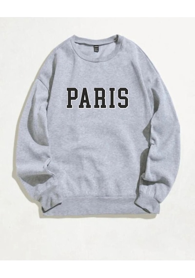 Altamira Unisex Paris Bisiklet Yaka Sweatshirt 001
